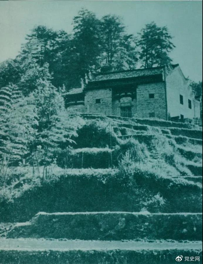 1928年5月，湘贛邊界工農(nóng)兵蘇維埃政府在寧岡茅坪成立。圖為湘贛邊界工農(nóng)兵蘇維埃政府舊址。